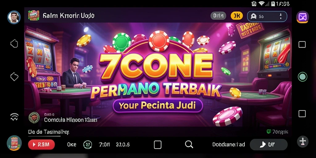 Screenshot utama 7CONE yang menunjukkan momen seru dalam permainan Kasino.