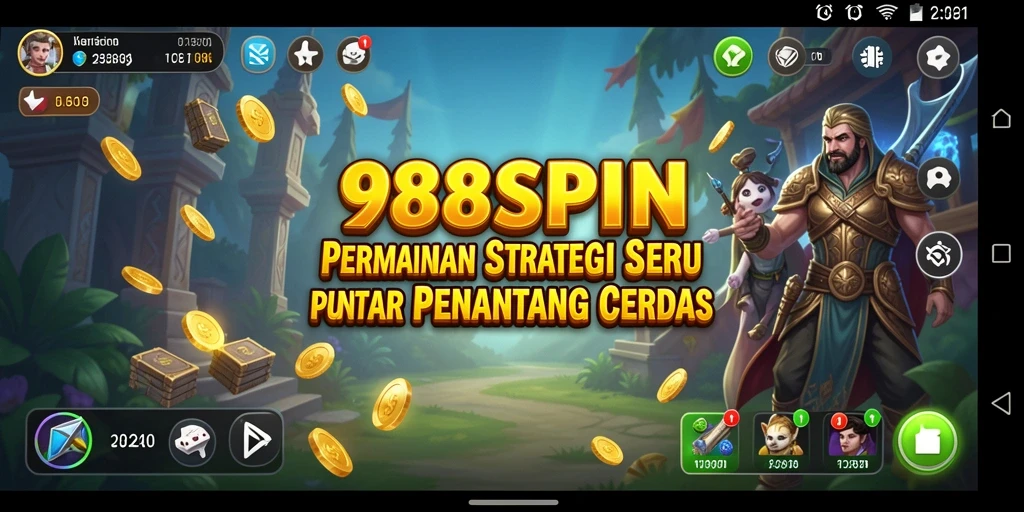 Tampilan gameplay 988SPIN yang mendebarkan dan menantang.