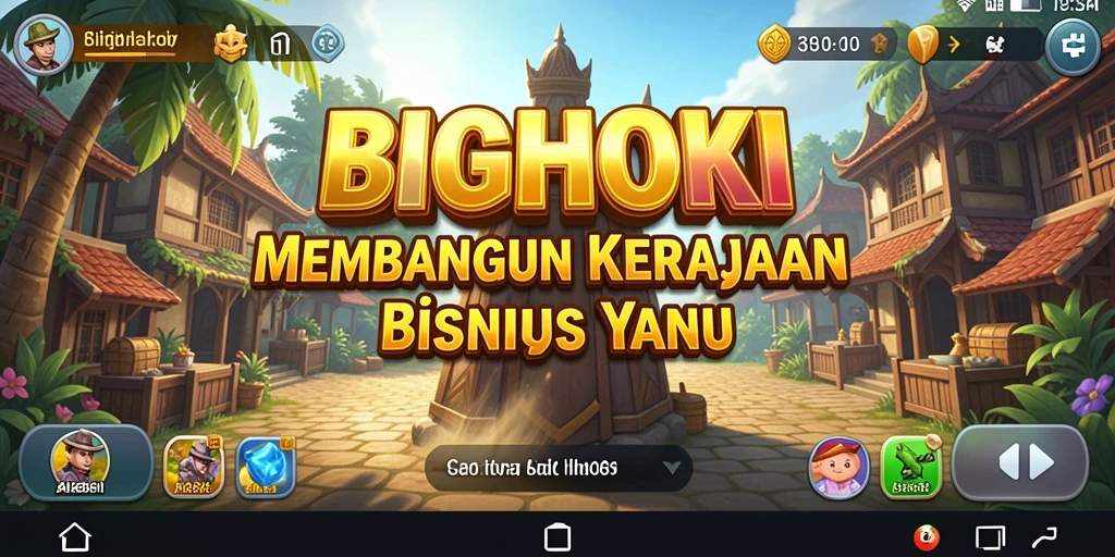 Tampilan screenshot BIGHOKI menampilkan gameplay Tycoon yang seru.
