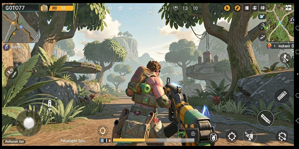 Gameplay seru di GOTO77 dengan aksi tembak-tembakan yang mendebarkan.