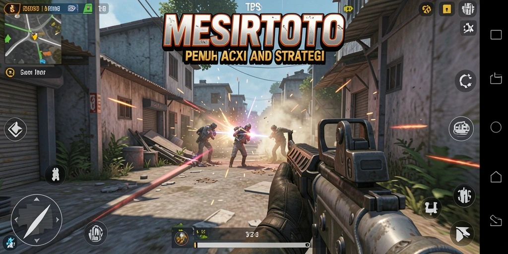 Menampilkan aksi seru di medan perang MESIRTOTO.