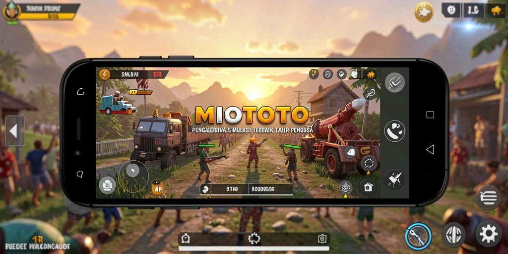 Tangkapan layar gameplay <strong>MIOTOTO</strong> yang menampilkan interaksi karakter dalam simulasi.