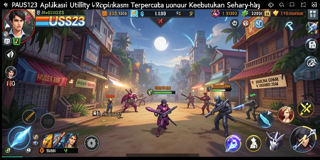 Tampilan antarmuka PAUS123 yang intuitif dan bersih.