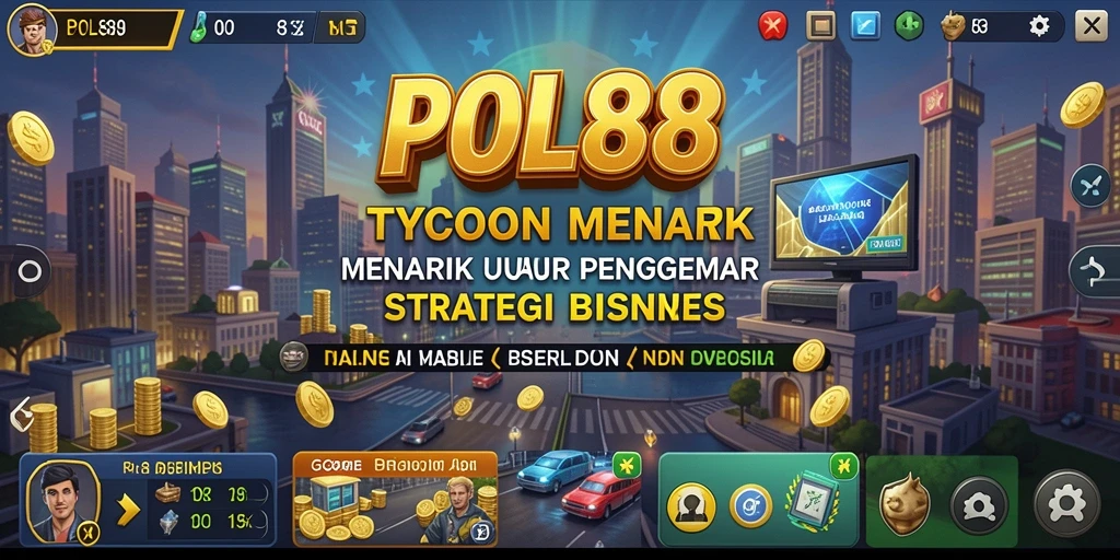 Screenshot gameplay POL88 yang menunjukkan strategi bisnis yang menarik.