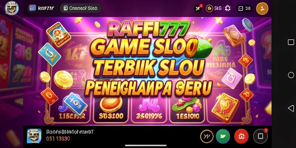 Gameplay RAFFI777 yang seru dan menegangkan di layar.