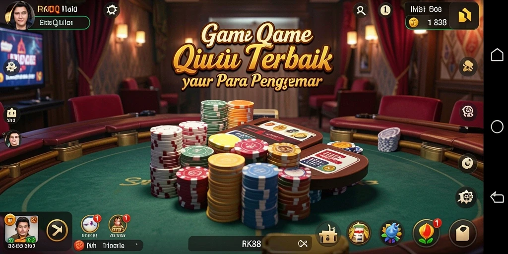 Tampilan gameplay QiuQiu yang seru dan kompetitif di RK88.