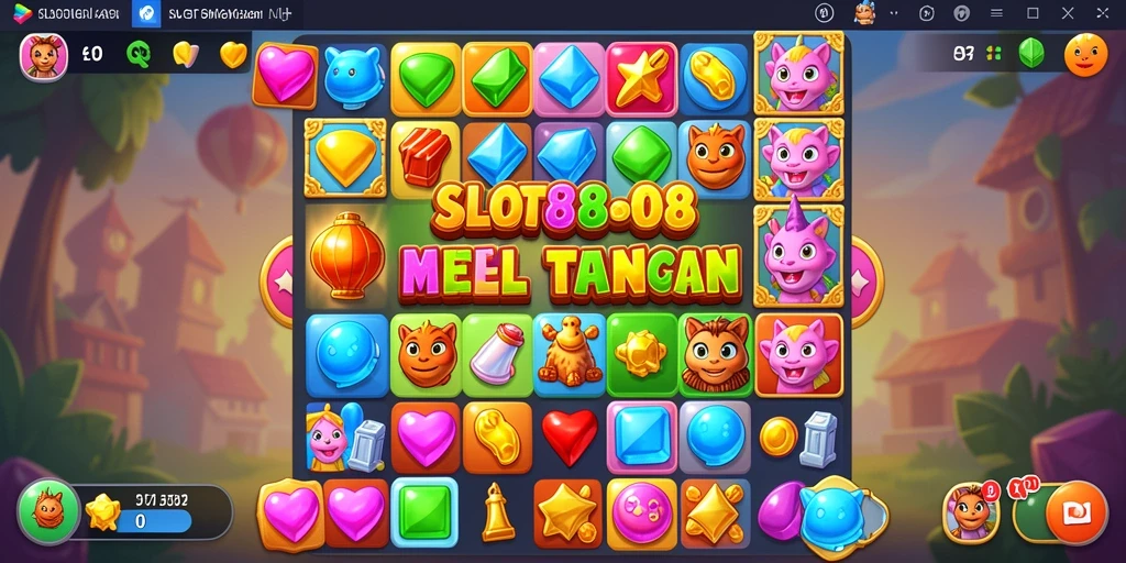 Tampilan gameplay SLOT8808 yang seru dan penuh warna.